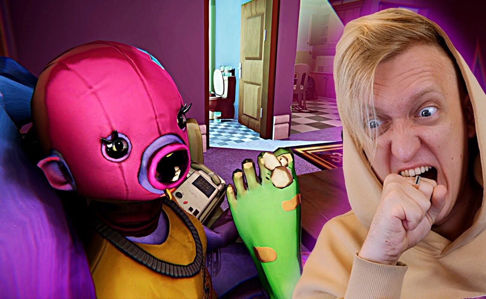 СИМУЛЯТОР ЗЛОЙ НОГИ из Hotline Miami