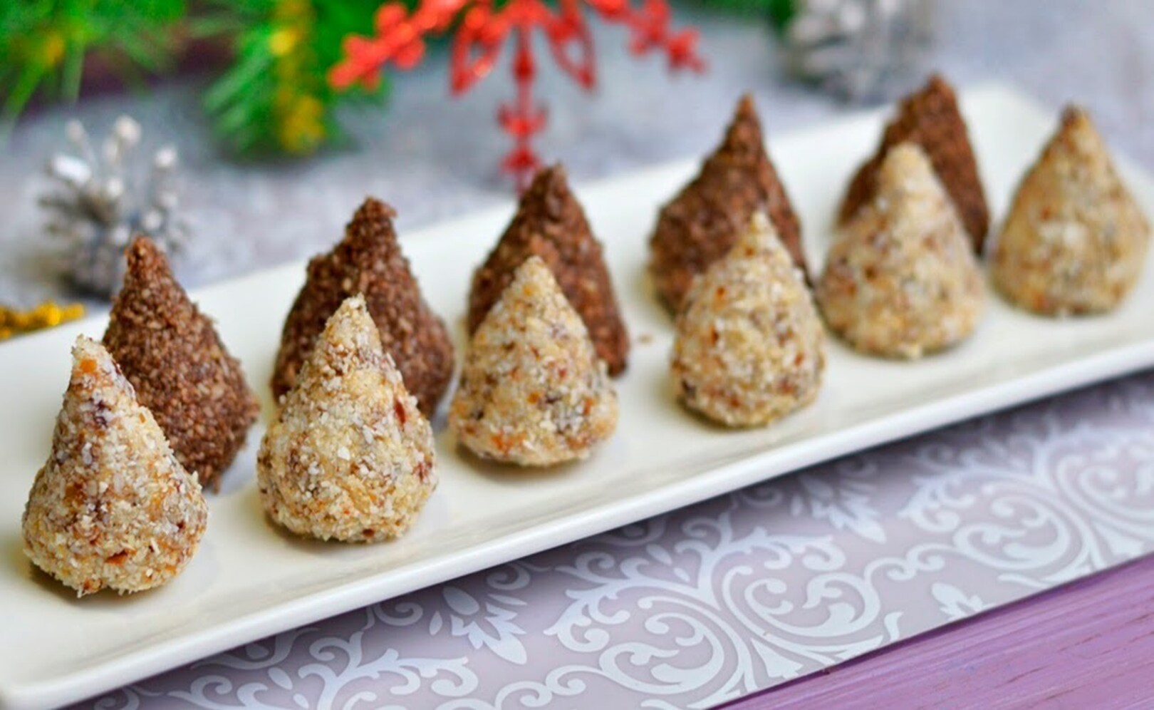Ешь и худей ПП конфеты из миндаля и кокосовой стружки