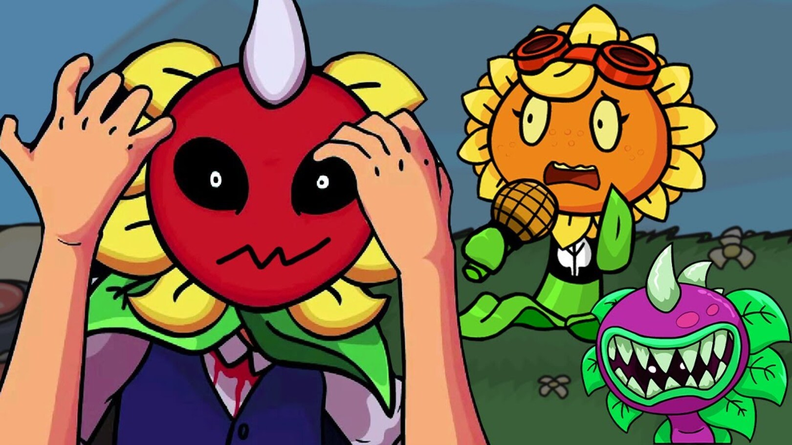 РАСТЕНИЯ ПРОТИВ ЗОМБИ И РЭПЕРОВ 2.0 ► Plants (Friday) Night Funkin Replanted PVZ Heroes