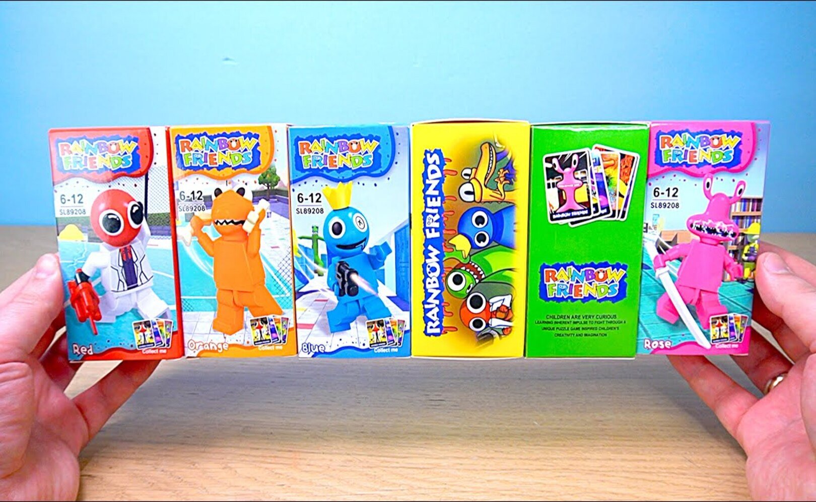 МИНИФИГУРКИ РАДУЖНЫЕ ДРУЗЬЯ КОНСТРУКТОР RAINBOW FRIENDS LEGO