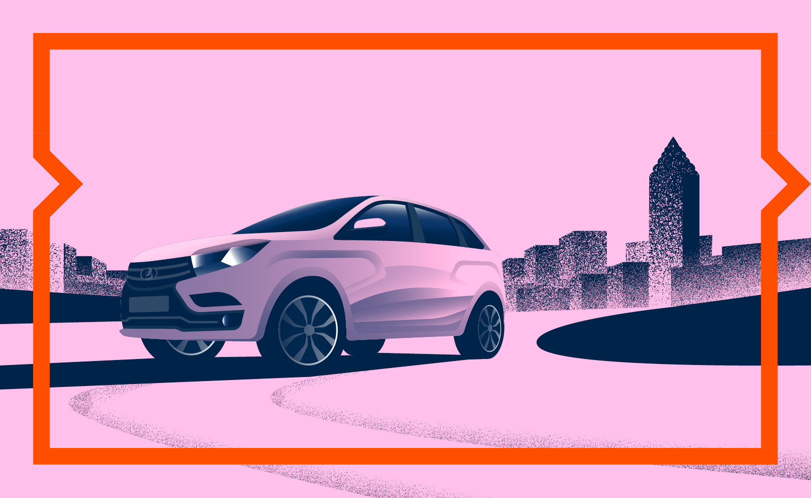 Маршрут построен: Нижегородская область на LADA XRAY
