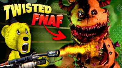 FNAF ЧТО БУДЕТ ЕСЛИ ПОДЖЕЧЬ КОШМАРНОГО ТВИСТЕД ФРЕДДИ ??? ГОВОРЯЩИЙ ХЕЛПИ во ФНАФ !!!