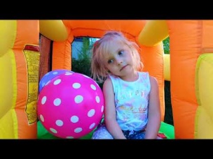 Kids play with Balloons