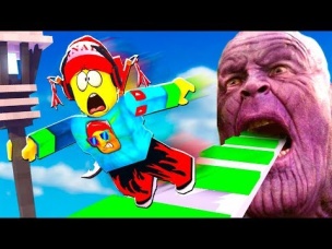 Roblox Голова ТАНОСА СЖИРАЕТ все на своем пути БЕЗУМИЕ В РОБЛОКС