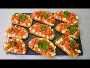 Брускетта - это БОМБА-закуска! Нереально вкусные бутерброды!