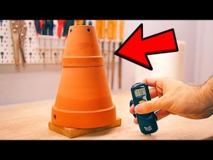 Как сделать Обогреватель 700℃  🔥 из Глиняных Горшков своими руками
