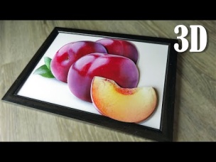 Как сделать объемную картину из плоской картинки. 3D декупаж