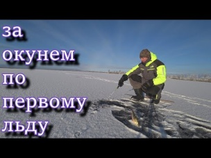 лёд трещит, но я за окунями!!! первый лёд 20/21 на крайнем севере