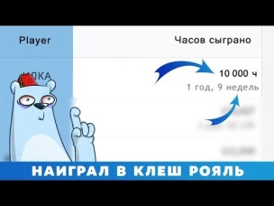 НАИГРАЛ 10 000 ЧАСОВ В CLASH ROYALE. МИРОВОЙ РЕКОРД