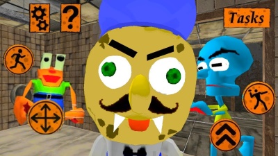 НОВЫЙ ДОМ СОСЕДЕЙ! обновленная Игра СПАНЧ боб ДЕЛАЮ КОНЦОВКУ - Sponge Neighbor