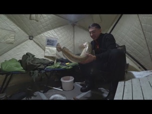 ОДИН НА ЛЬДУ!!! Ночёвка в тундре. ОГРОМНАЯ ЩУКА И НАЛИМЫ!!! часть 2