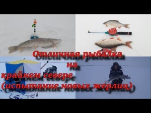 отличная рыбалка на крайнем севере (испытания новой жерлицы)