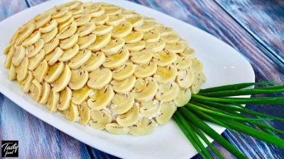 САЛАТ "АНАНАС" Прекрасное Украшение Новогоднего Стола 🎄