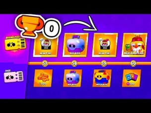 ЧТО БУДЕТ ЕСЛИ ОТКРЫТЬ ВЕСЬ BRAWL PASS НА ПУСТОМ АККАУНТЕ???