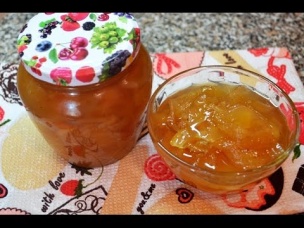 Янтарное варенье из груш дольками