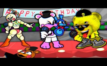 FNAF ТОЙ ЧИКА СПЕЛА ДУЭТОМ с ФНАФ ПЛЕЕМ и РЭП БАТТЛ с ФАНТАЙМ ФРЕДДИ FRIDAY NIGHT FUNKIN !!!