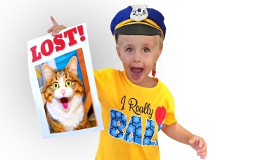 Alice lost Eva and Kitten Funny stories about police officer