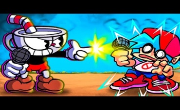 Полная Чашка БОЛИ - КАПХЕД против Бойфренда Friday Night Funkin vs Indie Cross