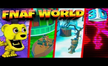 FNAF WORLD в 3D ВЫШЕЛ ВСЕ СЕКРЕТЫ и ПАСХАЛКИ !!!