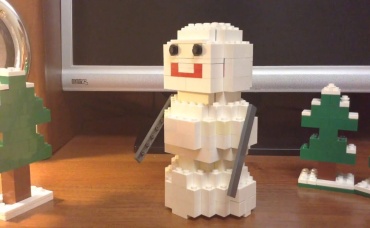 Майнкрафт мир из Lego
