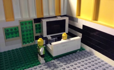 Беспорядок в комнате. Мультик из lego