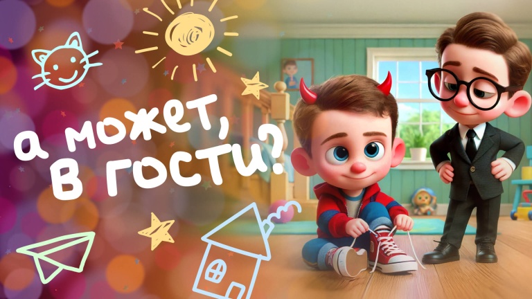 А может, в гости?